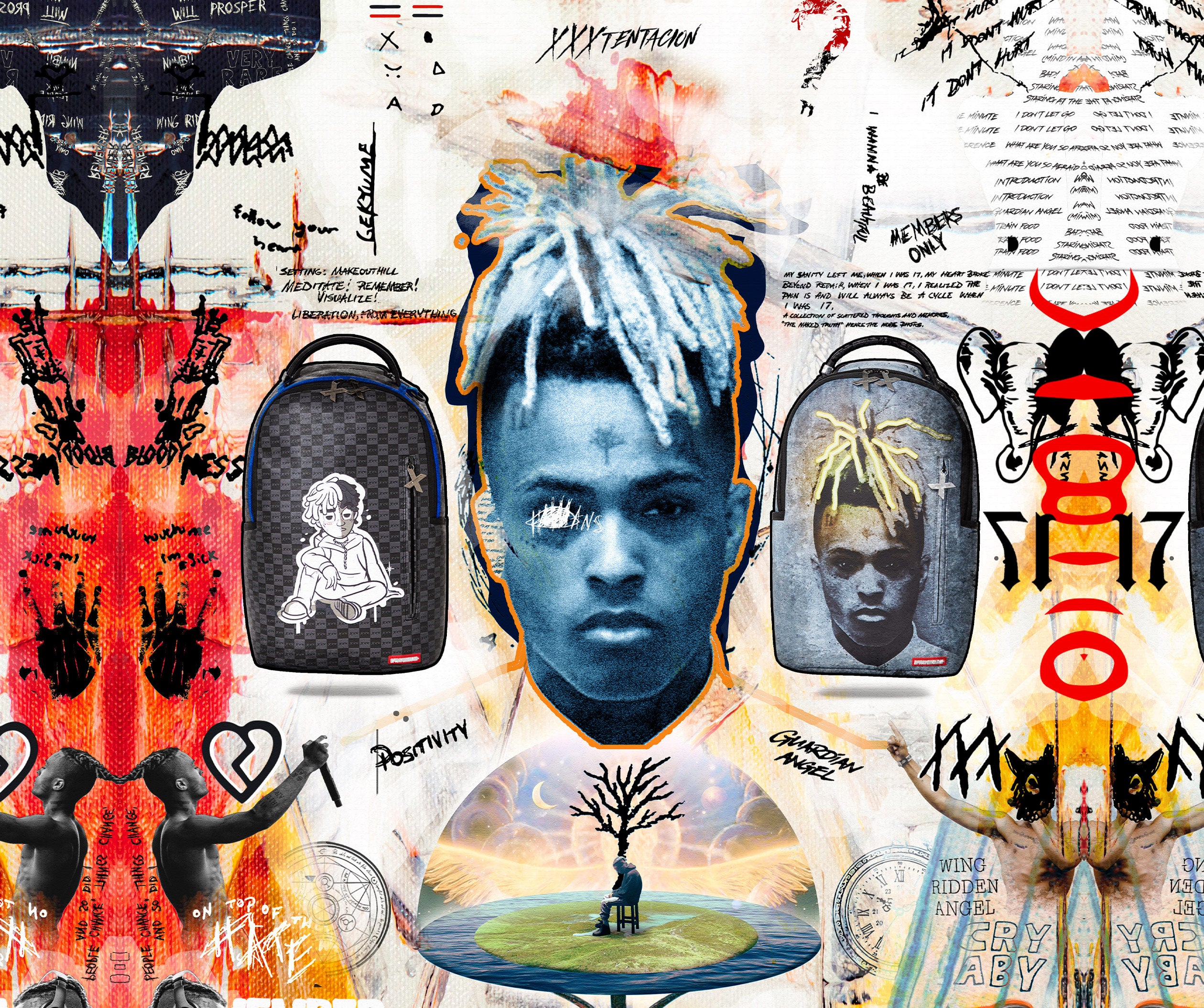 Sprayground - Xxxtentacion Cartoon Backpack