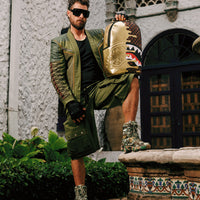 SPRAYGROUND® BACKPACK SHARKS IN PARIS GOLD DRIP BACKPACK
