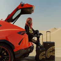 SPRAYGROUND® LUGGAGE THAT GOLD DRAP FULL-SIZE LUGGAGE