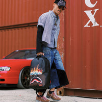 SPRAYGROUND® BACKPACK BAG OF MONEY ON FIRE BACKPACK