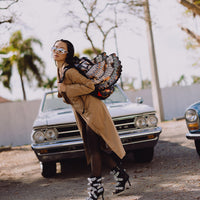 SPRAYGROUND® BACKPACK SCORCHING MONEY FEATHERS BACKPACK