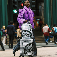 SPRAYGROUND® BACKPACK BLACK STENCIL SHARK BACKPACK