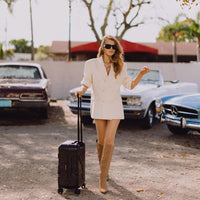 SPRAYGROUND® LUGGAGE THE GOLDEN FANG SHARK CARRY-ON LUGGAGE