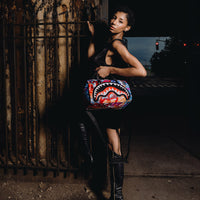 SPRAYGROUND® MINI DUFFLE TAGGED UP PUFFER MINI DUFFLE
