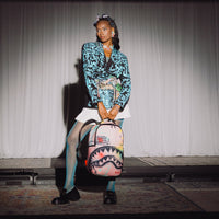SPRAYGROUND® BACKPACK SHARK CENTRAL PINK LAB COAT STREET ART BACKPACK