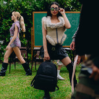 SPRAYGROUND® BACKPACK JETLAG JOURNEYS SATEEN CHATEAU BACKPACK