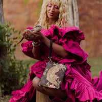 SPRAYGROUND® POUCHETTE AI HENNY FLORAL CROSSOVER CLUTCH