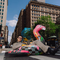 SPRAYGROUND® FLOATY FLAMINGO MAFIA - POOL PARTY FLOATY