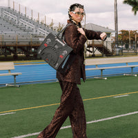 SPRAYGROUND® TOTE GRID LOCKED TORTUGA TOTE
