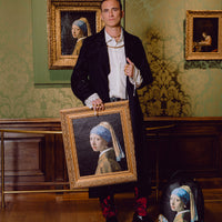 SPRAYGROUND® BACKPACK MAURITSHUIS MUSEUM SHARK PALETTE GIRL WITH A PEARL EARRING COLLAB BACKPACK