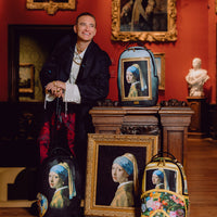 SPRAYGROUND® BACKPACK MAURITSHUIS MUSEUM SHARK PALETTE GIRL WITH A PEARL EARRING COLLAB BACKPACK