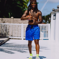 SPRAYGROUND® SWIM BLUE HENNY SWIM SHORT