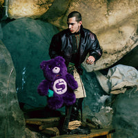 SPRAYGROUND® BACKPACK FUR CRAY PURP MONEYBEAR BACKPACK