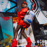 SPRAYGROUND® BACKPACK WYNWOOD WALLS COLLAB MURAL MUSEUM BACKPACK