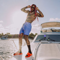 SPRAYGROUND® SWIM BLUE HENNY SWIM SHORT