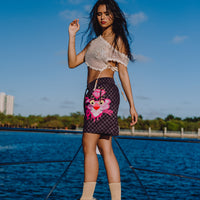 SPRAYGROUND® SWIM PINK PANTHER DIAMOND SHARK SWIM SHORTS