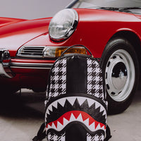 SPRAYGROUND® BACKPACK PORSCHE PEPITA STRIPE COLLAB BACKPACK - LIMITED EDITION