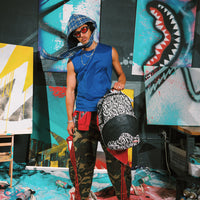 SPRAYGROUND® BACKPACK WYNWOOD WALLS COLLAB DEFER INFINITY ARMY BACKPACK