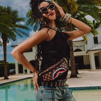 SPRAYGROUND® CROSSBODY SHARKS IN PARIS GRIN & GRIND CROSSBODY