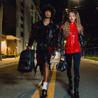SPRAYGROUND® HANDBAG SHADOW SHARKS - NIGHT KING HANDBAG