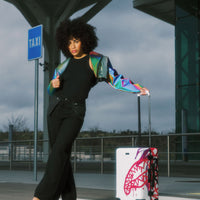 SPRAYGROUND® LUGGAGE GRAFF MAYHEM RMX CARRY-ON LUGGAGE