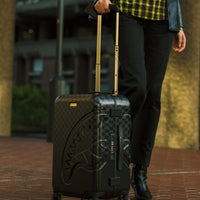 SPRAYGROUND® LUGGAGE SPRITZ BLACK CARRY-ON LUGGAGE