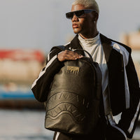 SPRAYGROUND® BACKPACK GOLD BRICK LUXE BLACK BACKPACK