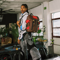 SPRAYGROUND® BACKPACK RED REDEMPTION MONTE CARLO BACKPACK