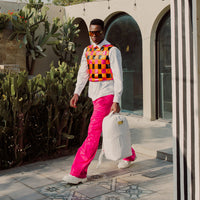 SPRAYGROUND® BACKPACK GOLD BRICK LUXE WHITE BACKPACK