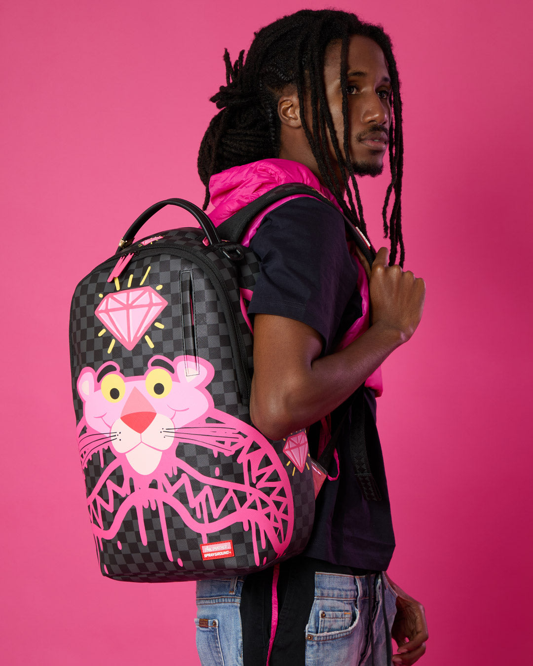 PINK PANTHER DIAMOND SHARK BACKPACK – SPRAYGROUND®