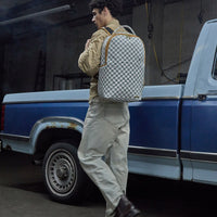 SPRAYGROUND® BACKPACK GRAFF EMBOSSED CREAM CHECK BACKPACK