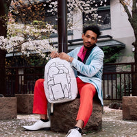 SPRAYGROUND® BACKPACK COLLABORATION ENMUI INWARDS LIGHT BACKPACK