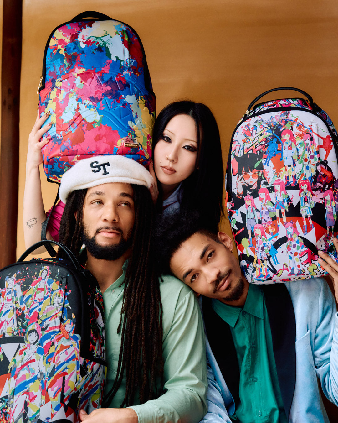 COLLABORATION HIDEKI SAIJO ABSTRACT FLOW BACKPACK – SPRAYGROUND®