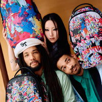 SPRAYGROUND® BACKPACK COLLABORATION HIDEKI SAIJO ABSTRACT FLOW BACKPACK