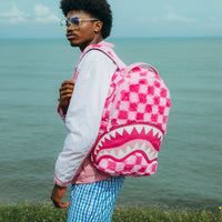 SPRAYGROUND® BACKPACK PINK FUR CHECK BACKPACK