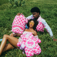 SPRAYGROUND® BACKPACK PINK FUR CHECK BACKPACK