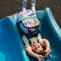 SPRAYGROUND® BACKPACK SPRAY POETRY SPLIT MINI BACKPACK