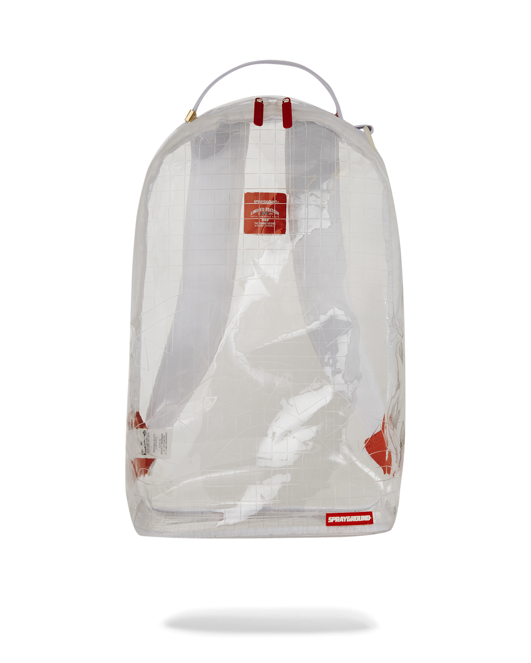 SPRAYGROUND® BACKPACK CLEAR VISION SHARKS IN PARIS - 100% ALL CLEAR DLX BACKPACK