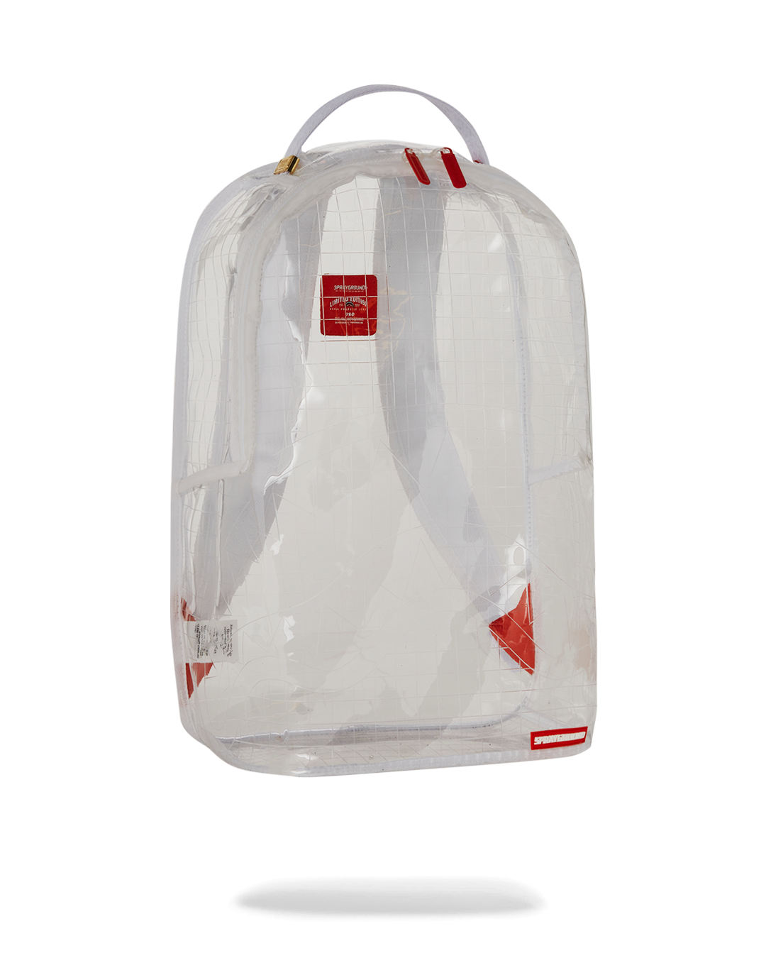 SPRAYGROUND® BACKPACK CLEAR VISION SHARKS IN PARIS - 100% ALL CLEAR DLX BACKPACK