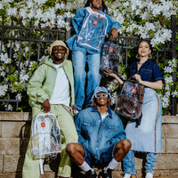 SPRAYGROUND® BACKPACK CLEAR VISION SHARKS IN PARIS - 100% ALL CLEAR DLX BACKPACK