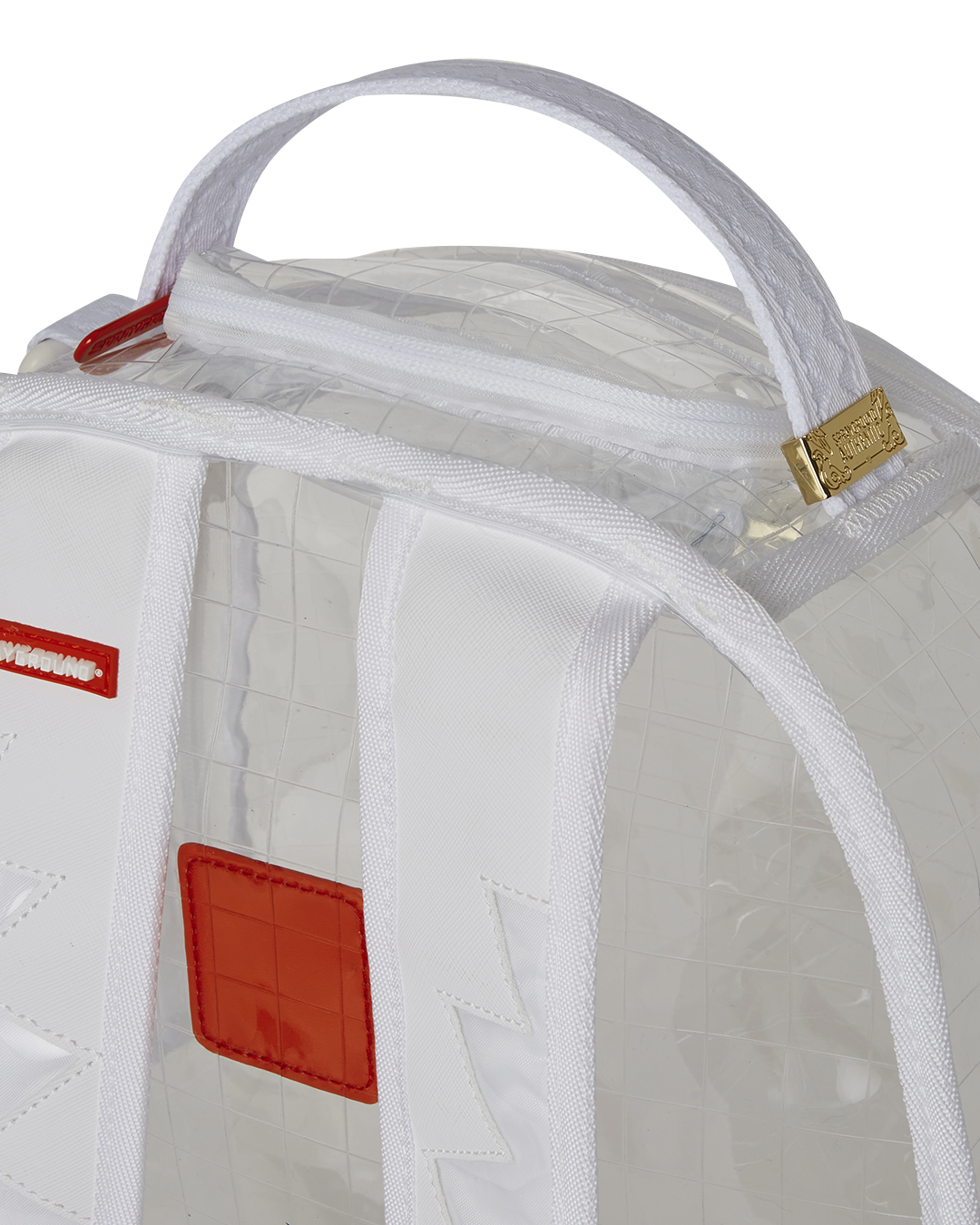 SPRAYGROUND® BACKPACK CLEAR VISION SHARKS IN PARIS - 100% ALL CLEAR DLX BACKPACK