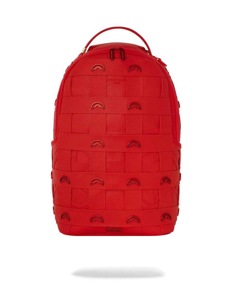 SPRAYGROUND Backpack CREAM Fire Black Red Laptop Tablet Book