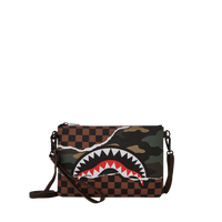 SPRAYGROUND® POUCHETTE TEAR IT UP CAMO CROSSOVER CLUTCH