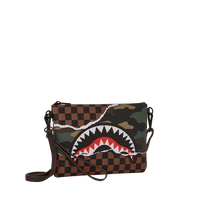 SPRAYGROUND® POUCHETTE TEAR IT UP CAMO CROSSOVER CLUTCH