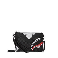 SPRAYGROUND® POUCHETTE TRIPLE DECKER HEIR TO THE THRONE CROSSOVER CLUTCH