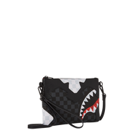 SPRAYGROUND® POUCHETTE TRIPLE DECKER HEIR TO THE THRONE CROSSOVER CLUTCH