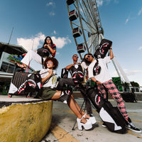 SPRAYGROUND® POUCHETTE TRIPLE DECKER HEIR TO THE THRONE CROSSOVER CLUTCH