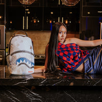 SPRAYGROUND® BACKPACK ABSTRACT SMOKE ON SPIKE DLXSV BACKPACK