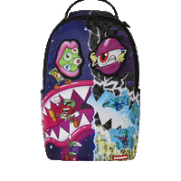 SPRAYGROUND® BACKPACK MONEY BOYS SPLIT CRAZY EYES - 6 REMOVABLE VELCRO EYE PATCHES