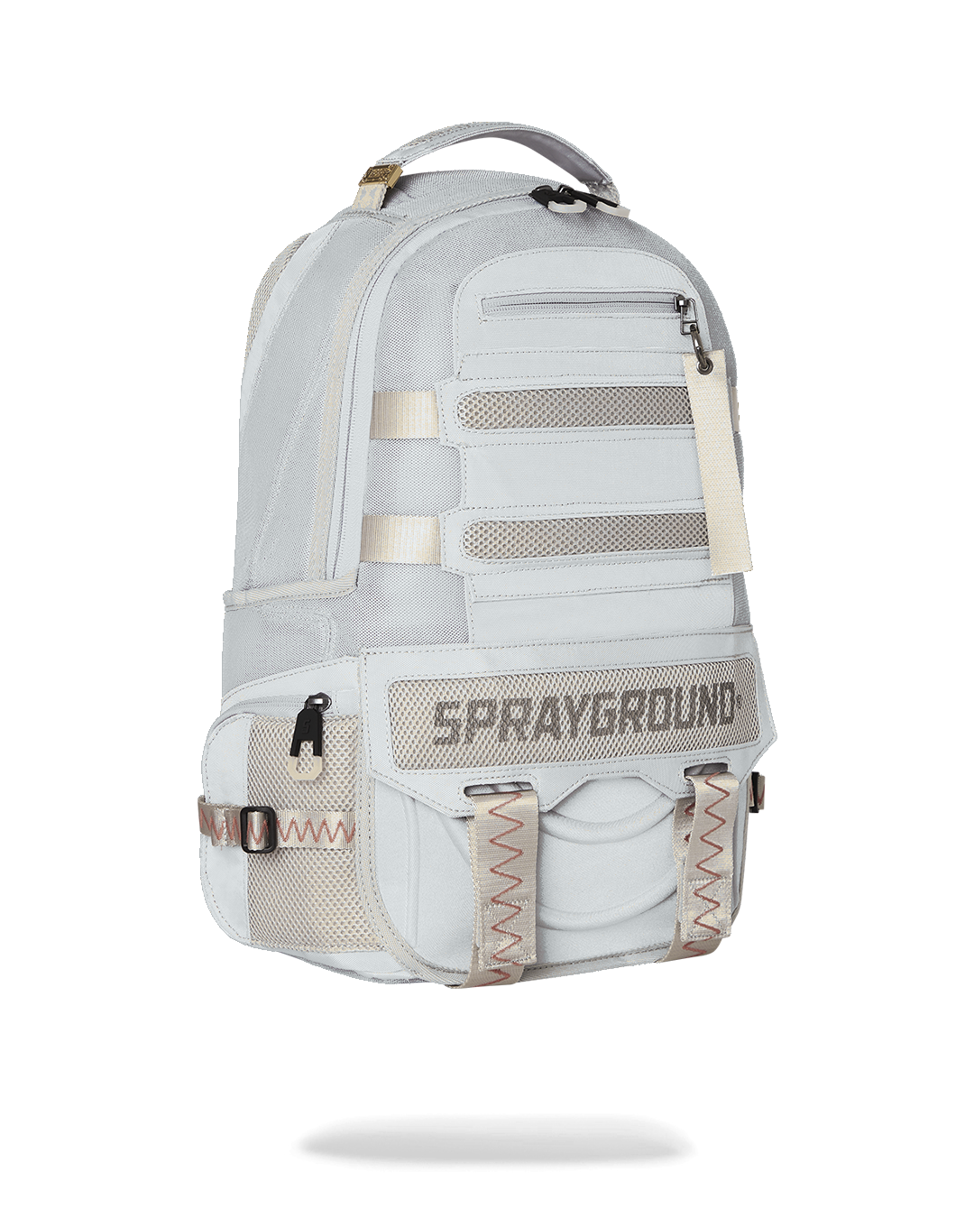 未使用タグ付き SPRAYGROUND シルバー リュック JOHN WICK NEON BACKPACK B8364 リュックサック バックパック|SPRAY